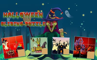 Halloween Sliding Puzzle logo