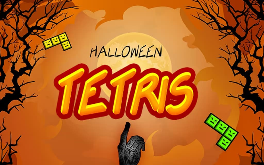 Halloween Tetris logo