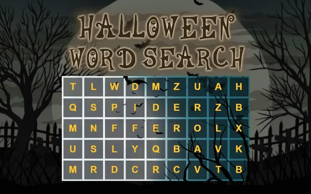 Halloween Word Search logo