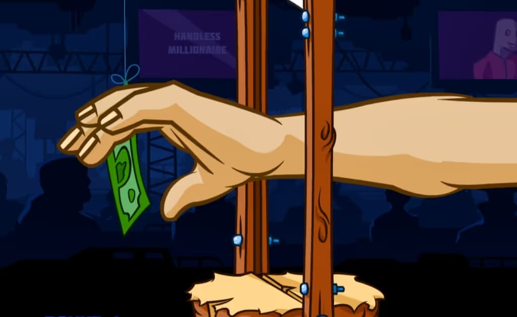 Handless Millionaire Game logo