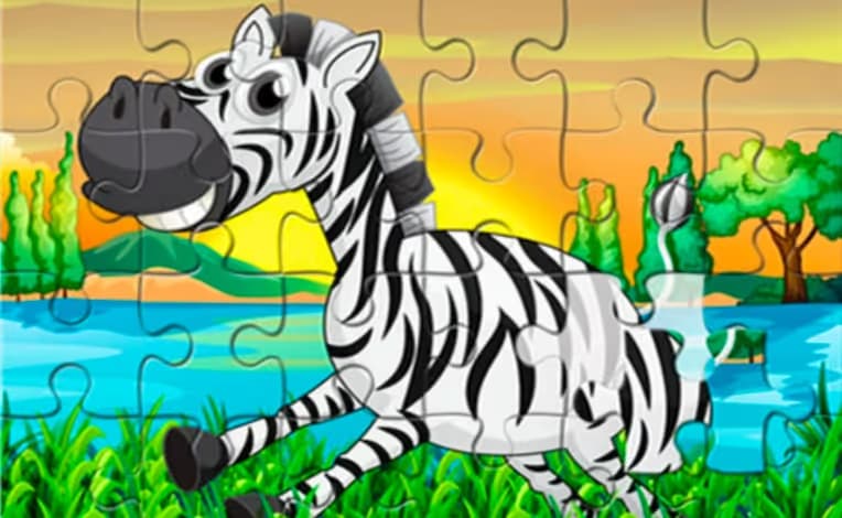 Happy Animals Jigsaw Game logo