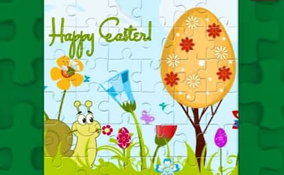 Happy Easter Puzzle logo