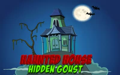 Haunted House Hidden Ghost logo