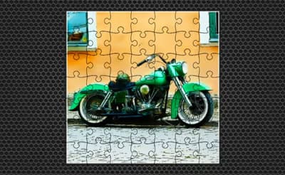 Heavy Motorbikes Jigsaw logo