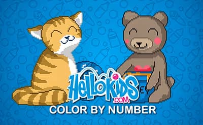 HelloKids Color By Number logo