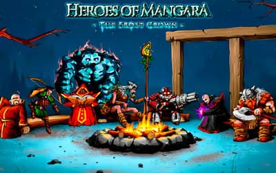Heroes of Mangara. The Frost Crown logo