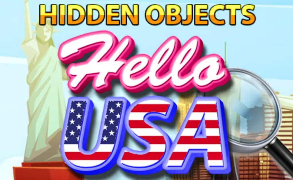 Hidden Objects Hello USA logo