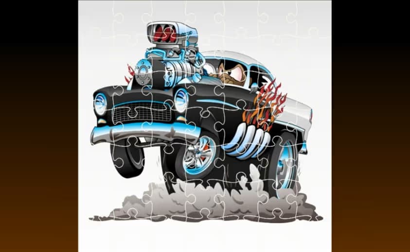 Hot Rod Jigsaw logo