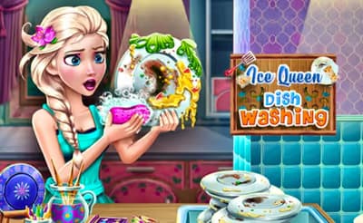 Ice Queen Dish Washing logo