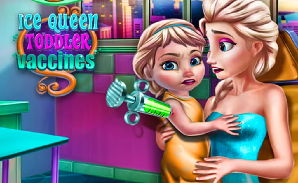Ice Queen Toddler Vaccines logo