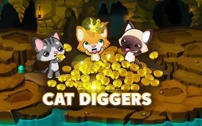 Idle Cat Diggers logo
