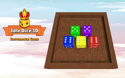 Idle Dice 3D - Incremental Game logo