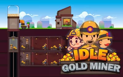 Idle Gold Miner logo