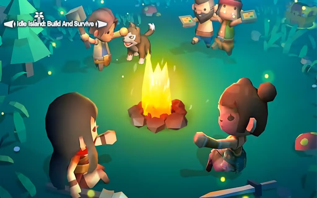 Idle Island: Build And Survive logo