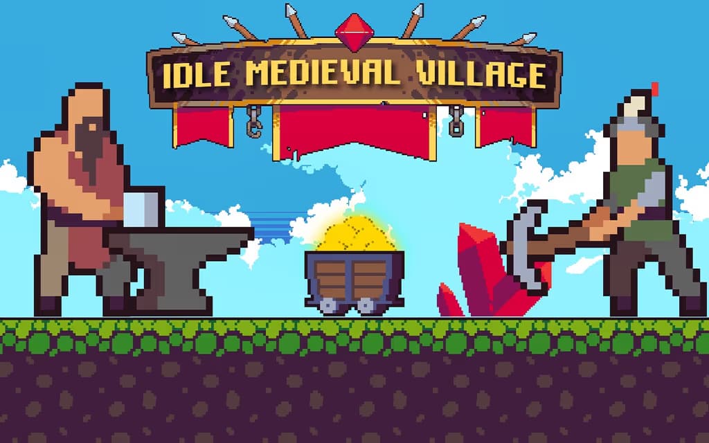 Idle Medieval Village logo