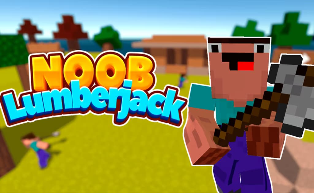 Idle Noob Lumberjack logo