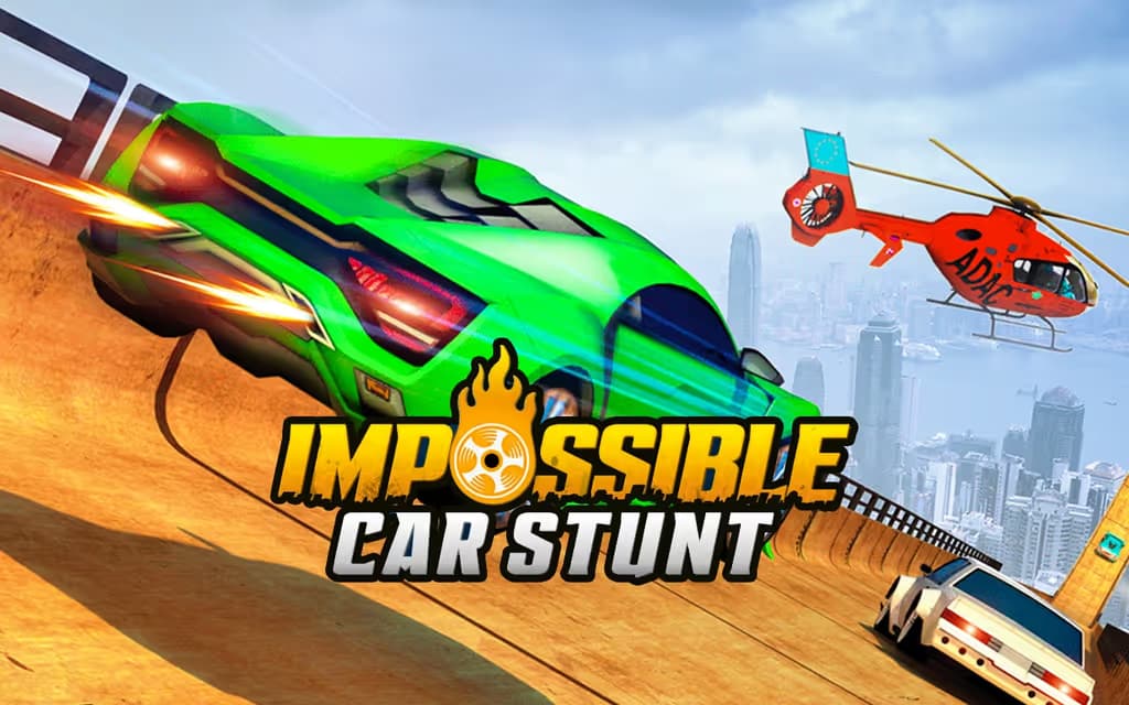 Impossible Car Stunt Game logo