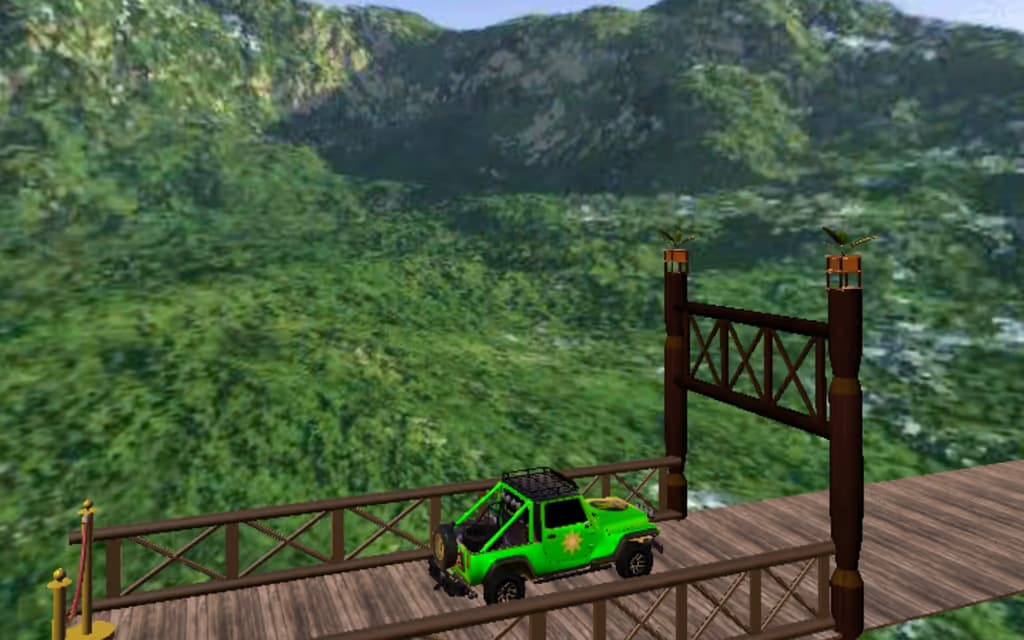 Impossible Jeep Racing Game : Crazy Tracks logo