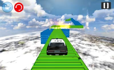 Impossible Police Car Track 3D 2020 logo