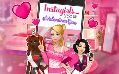 Instagirls Valentines Dress Up logo