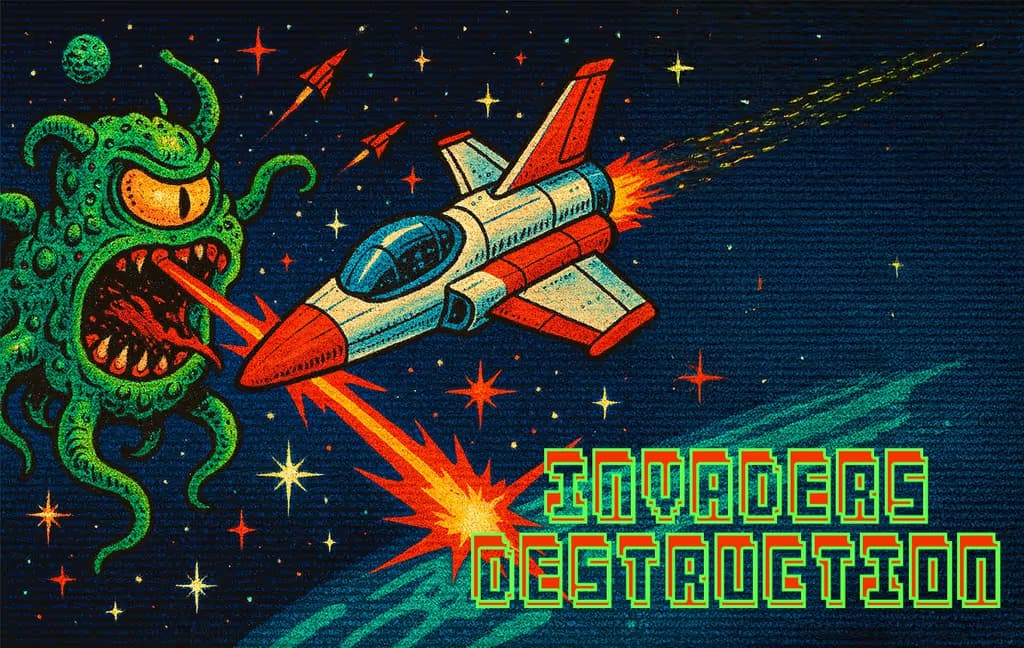 Invaders Destruction logo