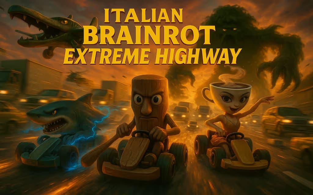 Italian Brainrot Extreme Highway logo