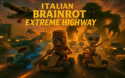 Italian Brainrot Extreme Highway logo