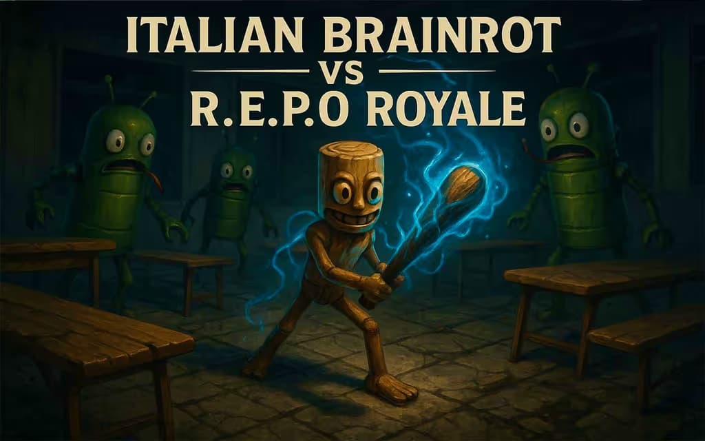 Italian Brainrot VS R.E.P.O Royale logo