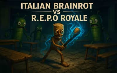 Italian Brainrot VS R.E.P.O Royale logo