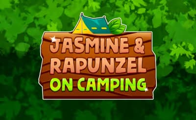 Jasmine & Rapunzel on Camping logo