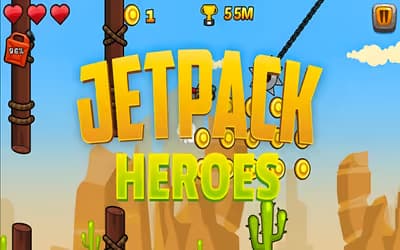 Jetpack Heroes logo