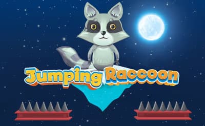 Jumping Raccoon logo
