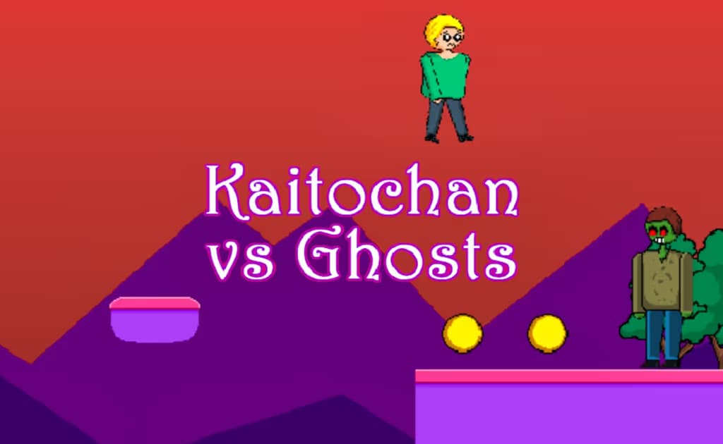 Kaitochan vs Ghosts logo