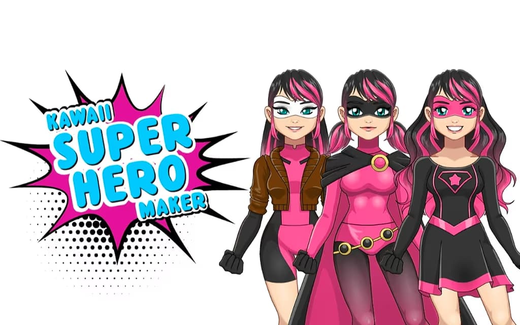 Kawaii Superhero Maker logo