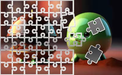 Keroppi Jigsaw Saga logo