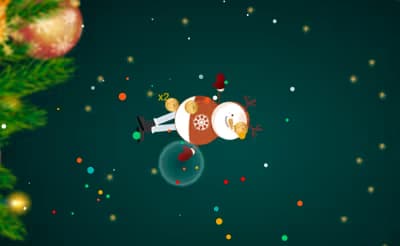 Kick The Snowman Xmas logo