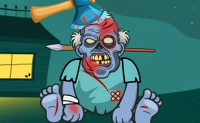 Kick The Zombie Game logo