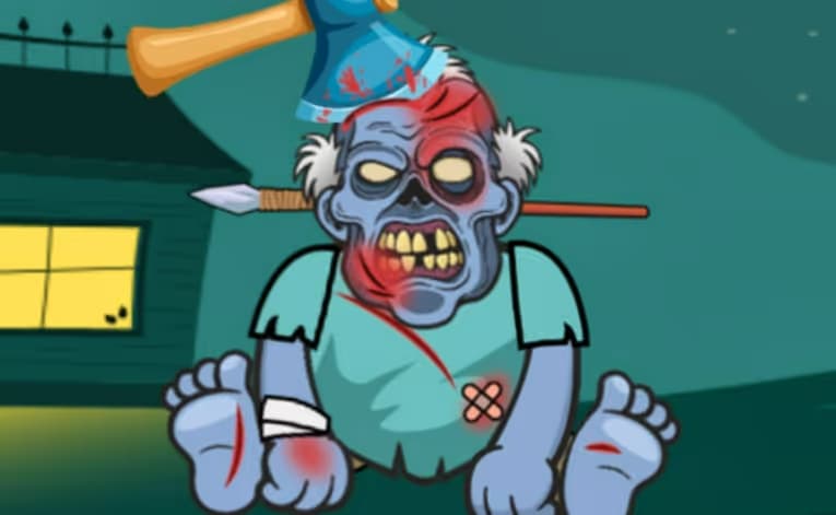 Kick The Zombie Game logo