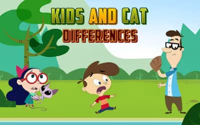 Kids And Cat Differences logo