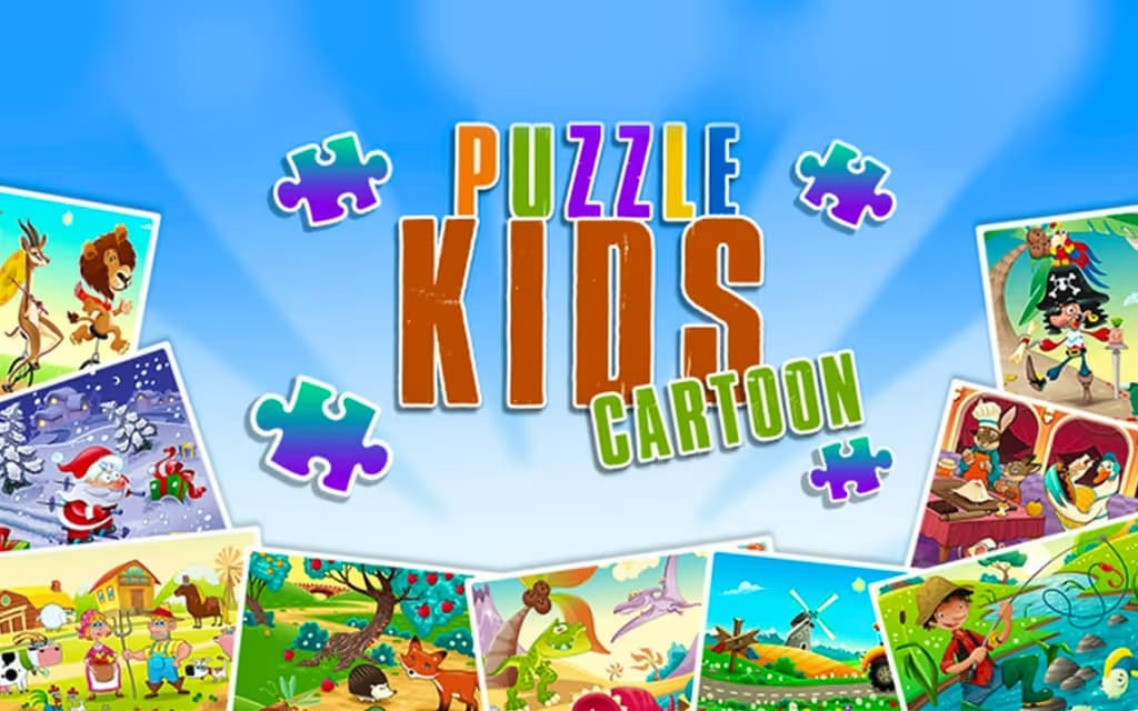 Kids Cartoon Puzzle logo