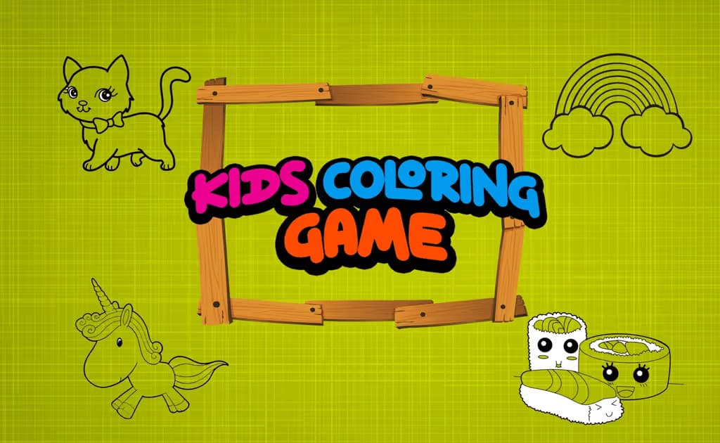 Kids Coloring Game logo