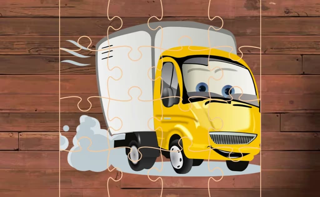 Kids Truck Jigsaw Puzzles logo