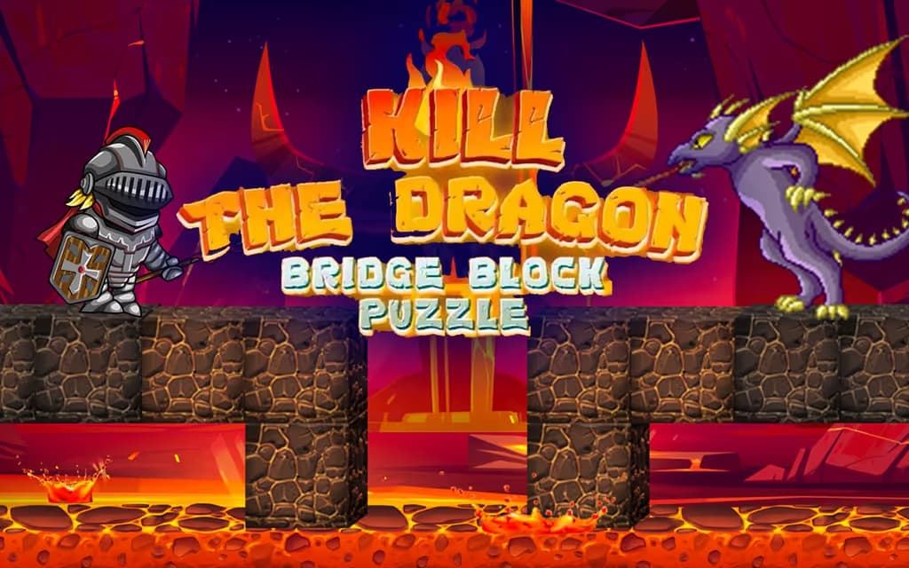 Kill The Dragon - Bridge Block Puzzle logo