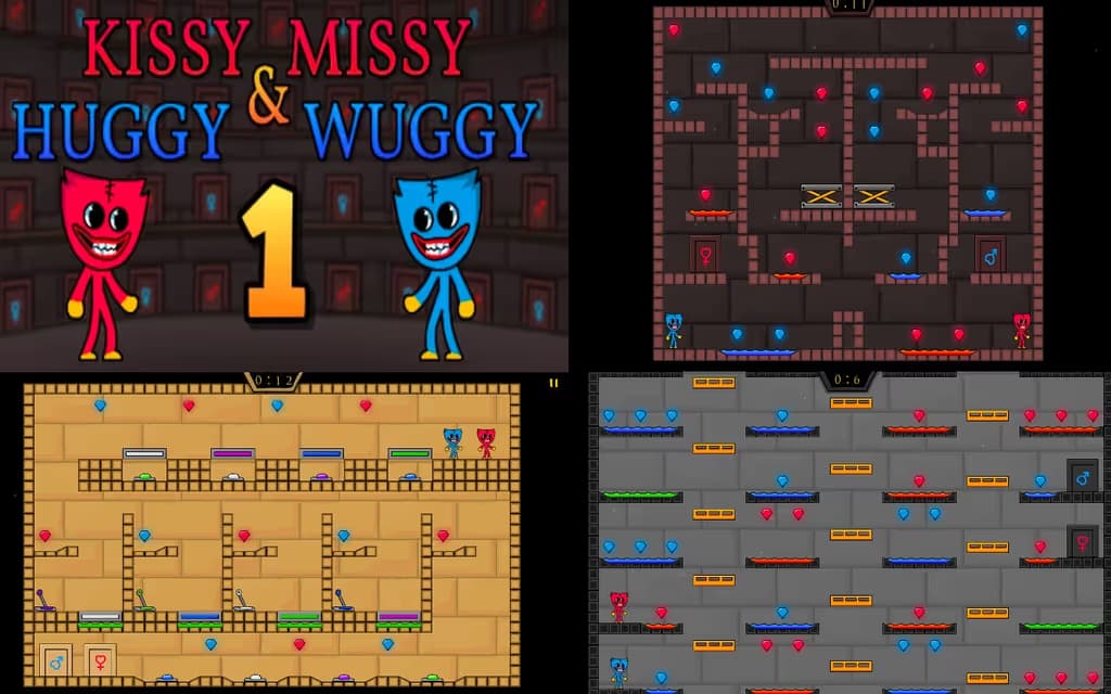 Kissy & Wuggy! logo