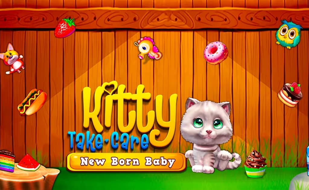 Kitty Take Care New Born Baby logo
