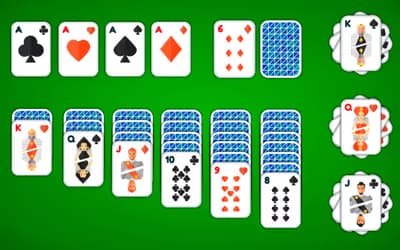 Klondike Solitaire 4 Suits logo