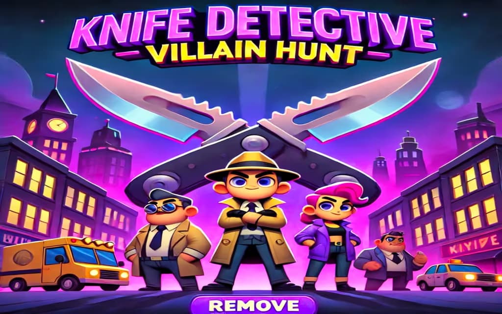 Knife Detective - Villain Hunt logo