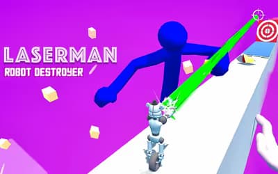 LaserMan Robot Destroyer logo