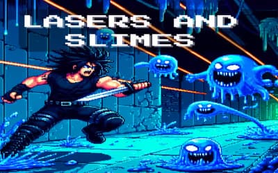 Lasers and Slimes logo