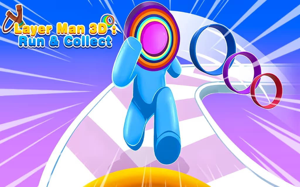 Layer Man 3d Run Collect logo